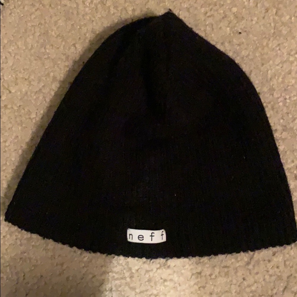 Neff black beanie